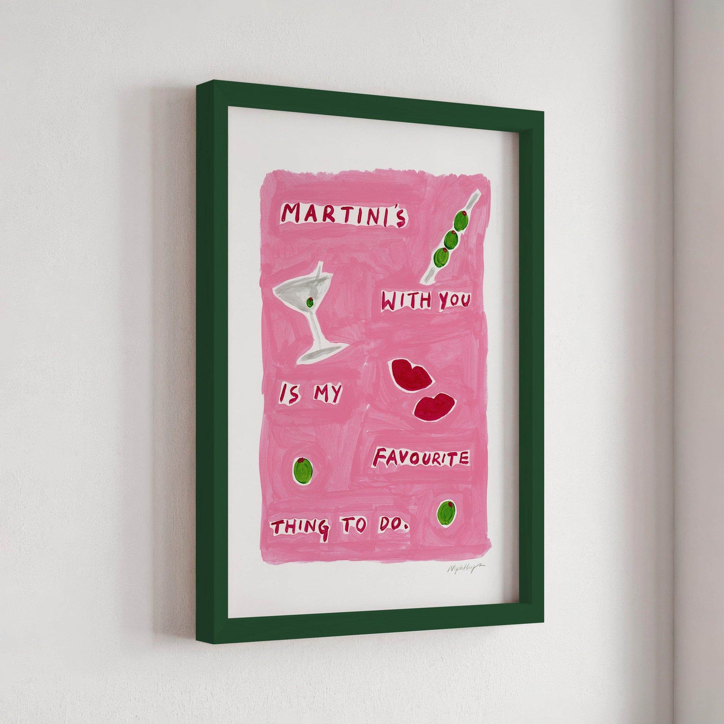 Martinis With You Print