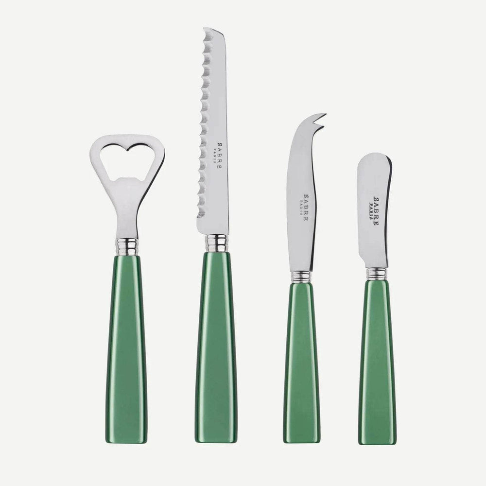 Icône Aperitif Cutlery Set, Garden Green
