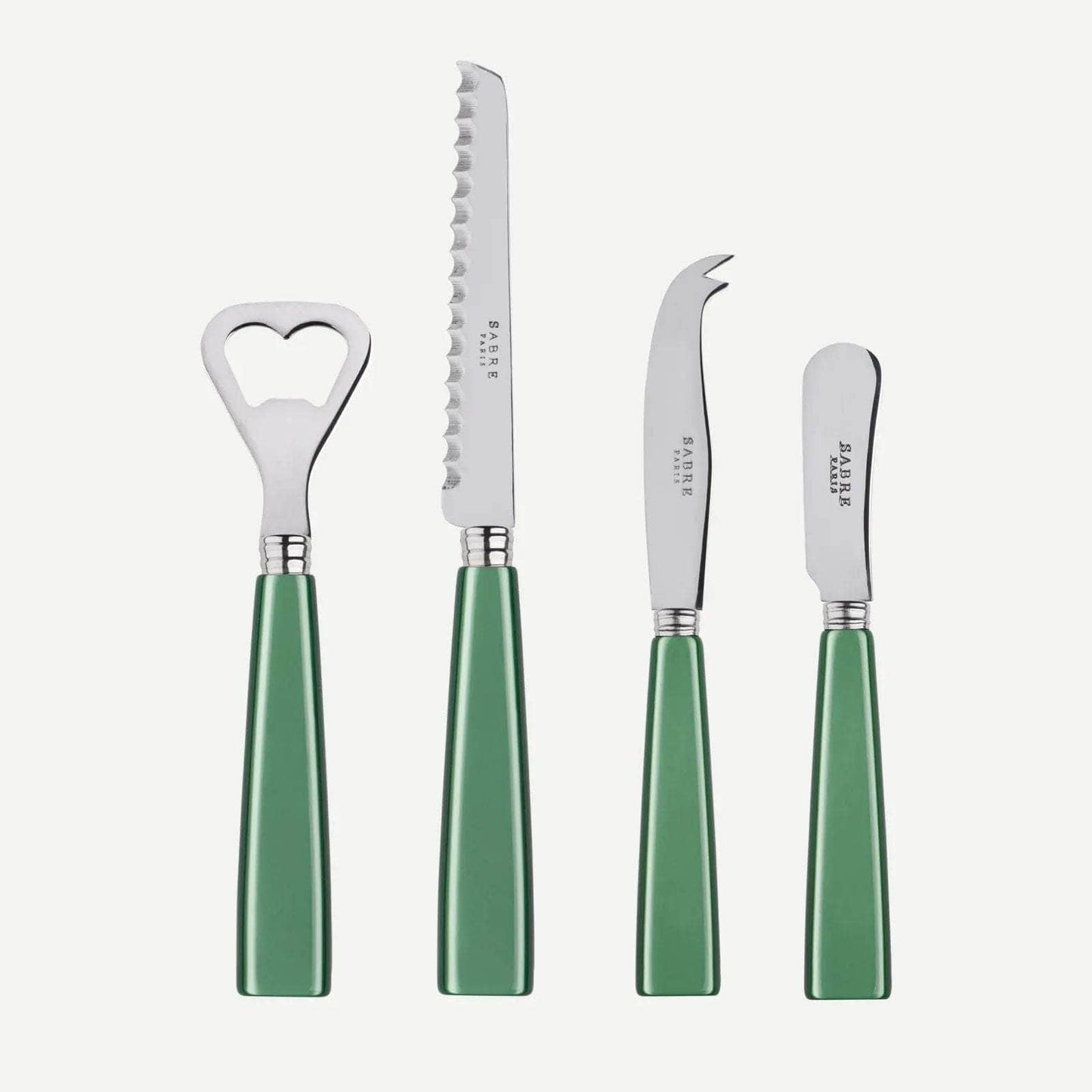 Icône Aperitif Cutlery Set, Garden Green