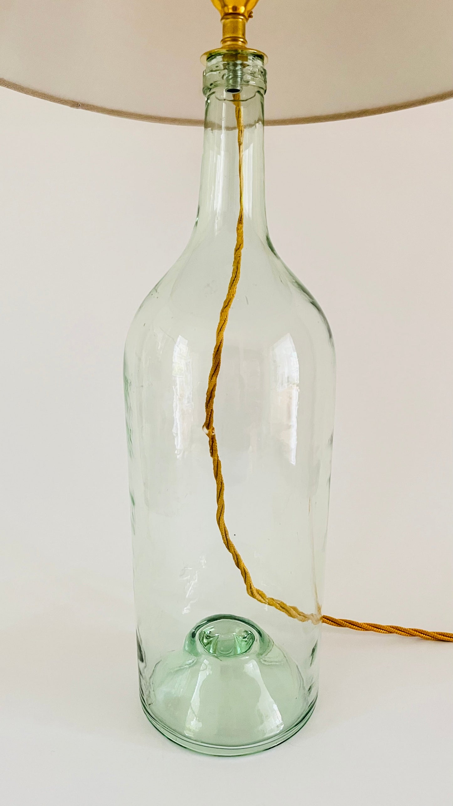 Tall Antique Glass Lamp