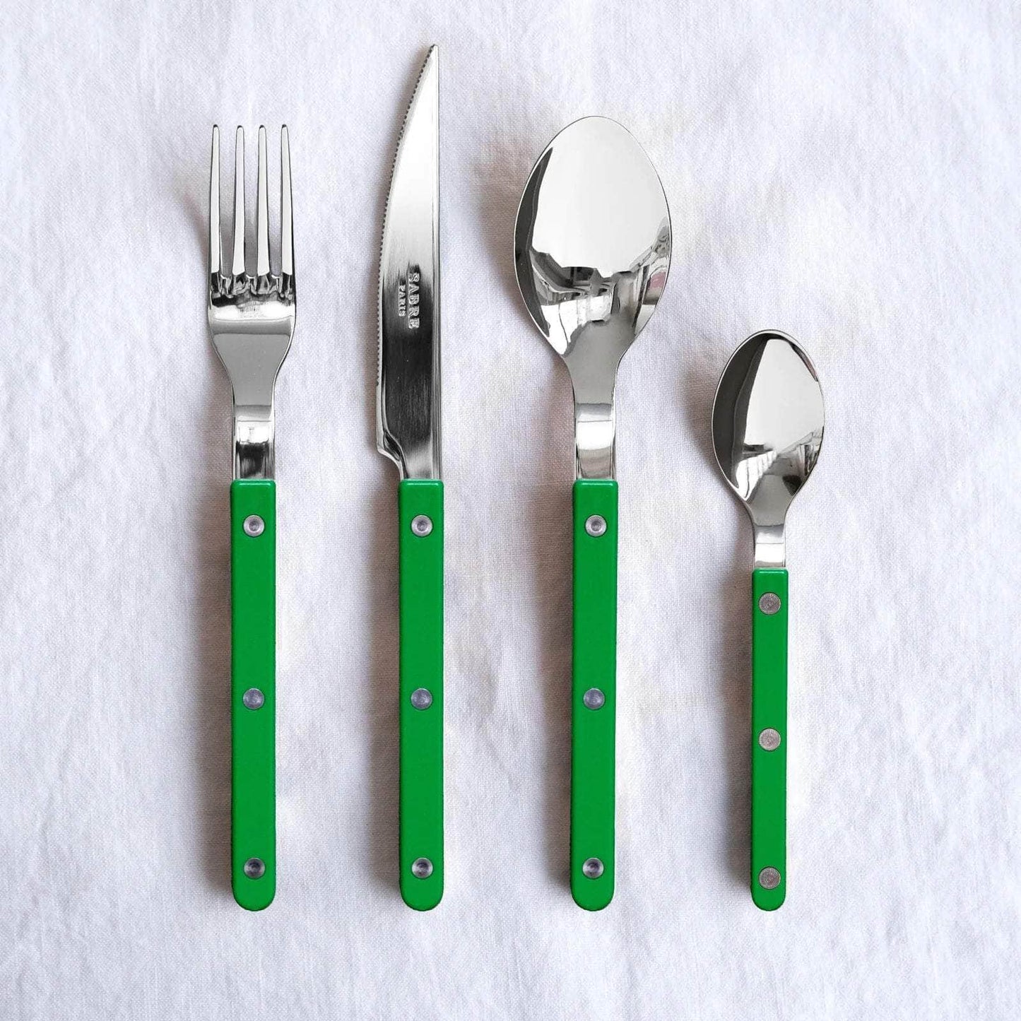 Bistrot 5 PC Cutlery Set, Garden Green