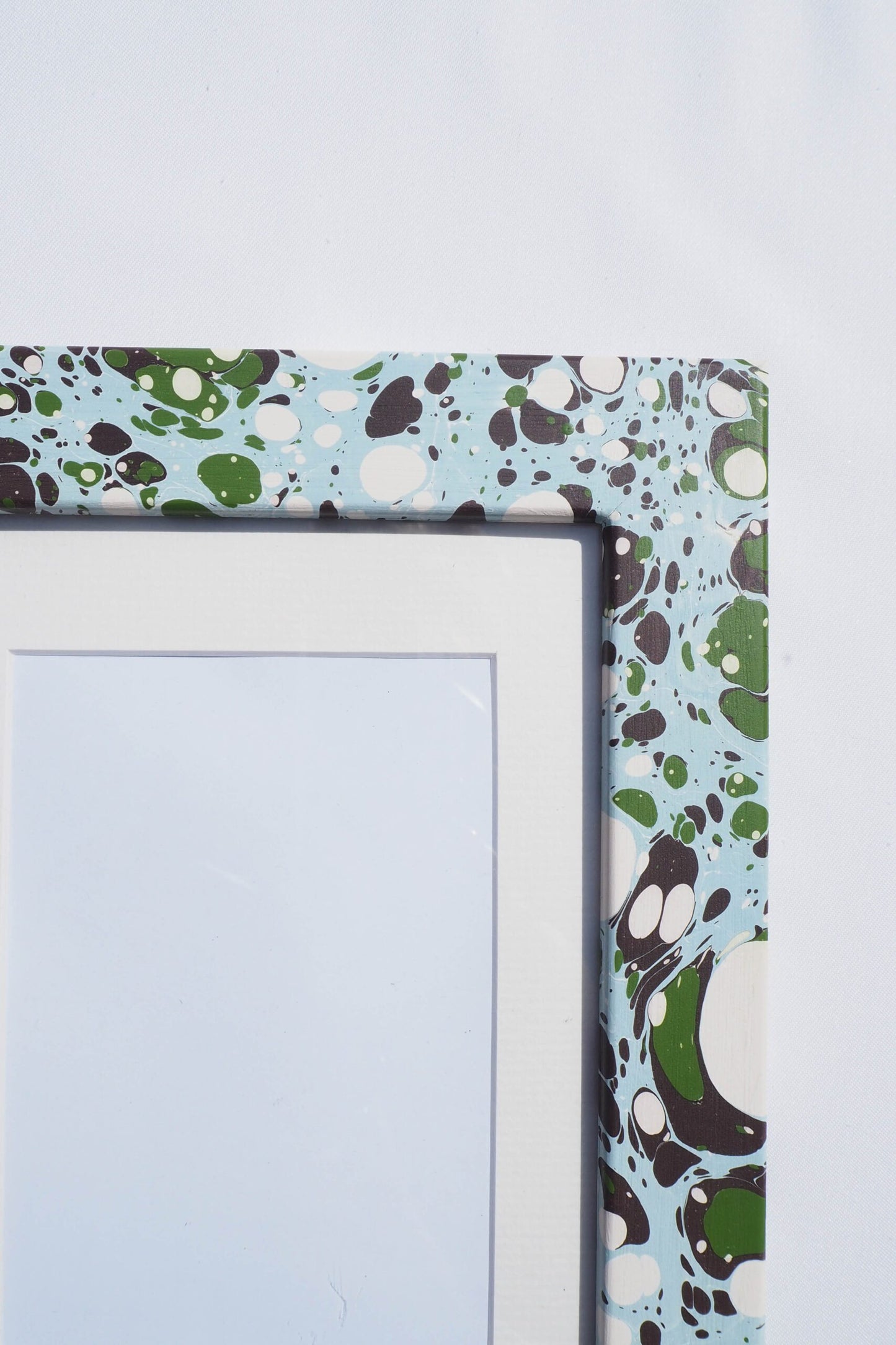 Hand Marbled Glacier A5 Frame