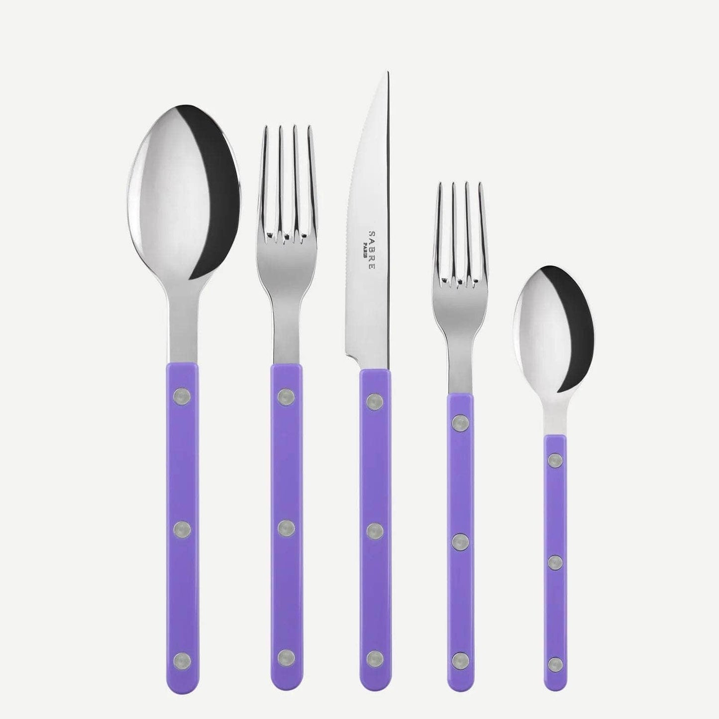 Bistrot 5 PC Cutlery Set, Purple
