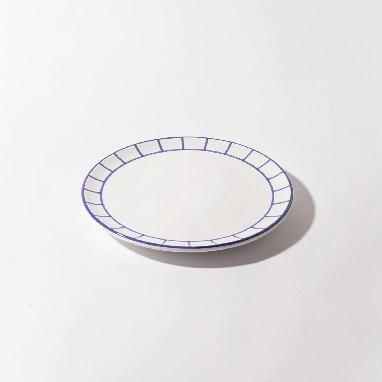 Lunch Plate - Royal Blue Fence