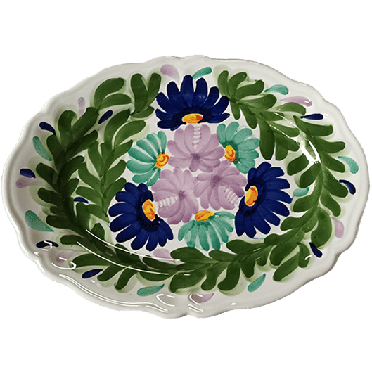 Oval Platter Campo 32 cm Violet