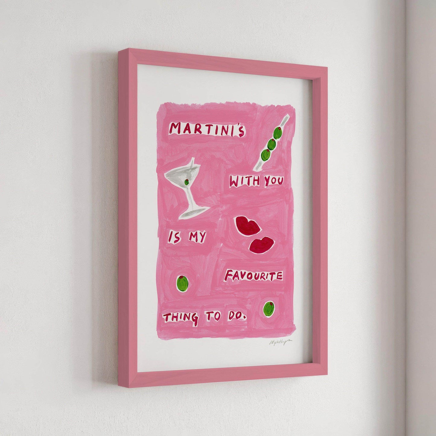 Martinis With You Print