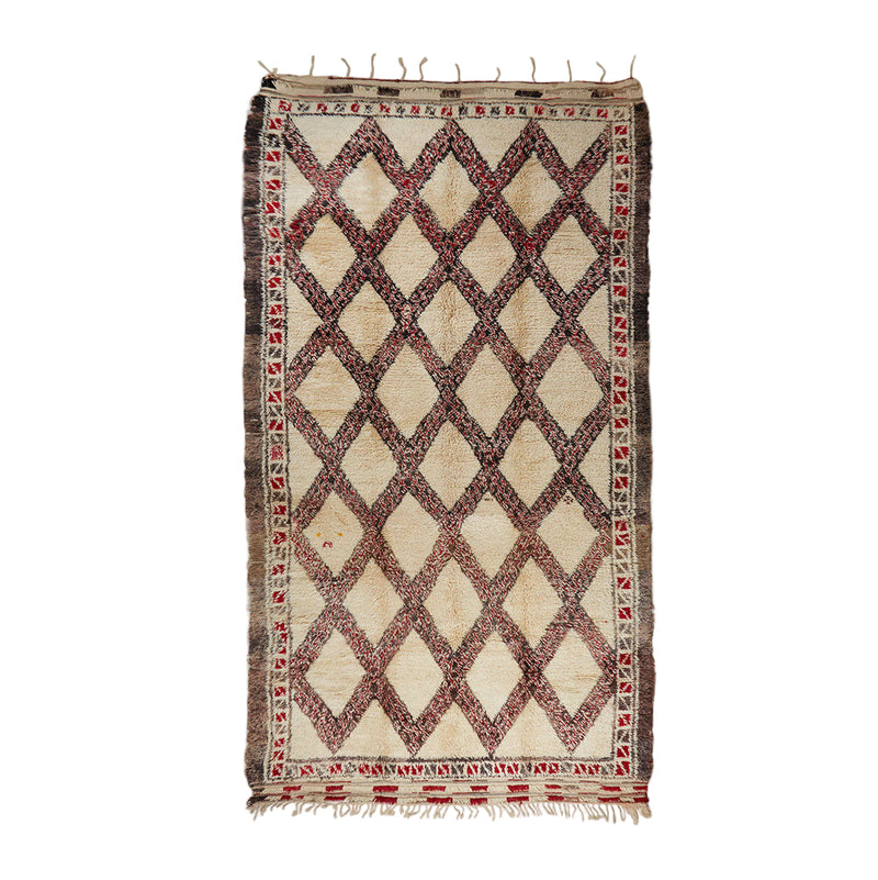 Vintage Moroccan Beni Ourain Rug No. M0154