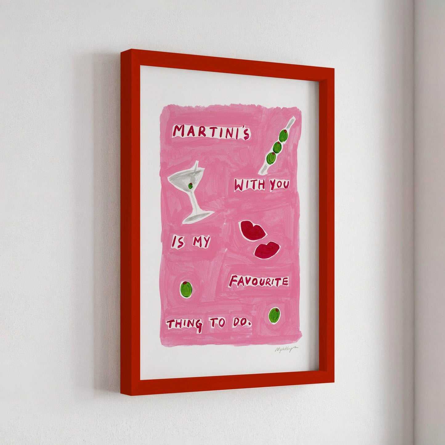 Martinis With You Print