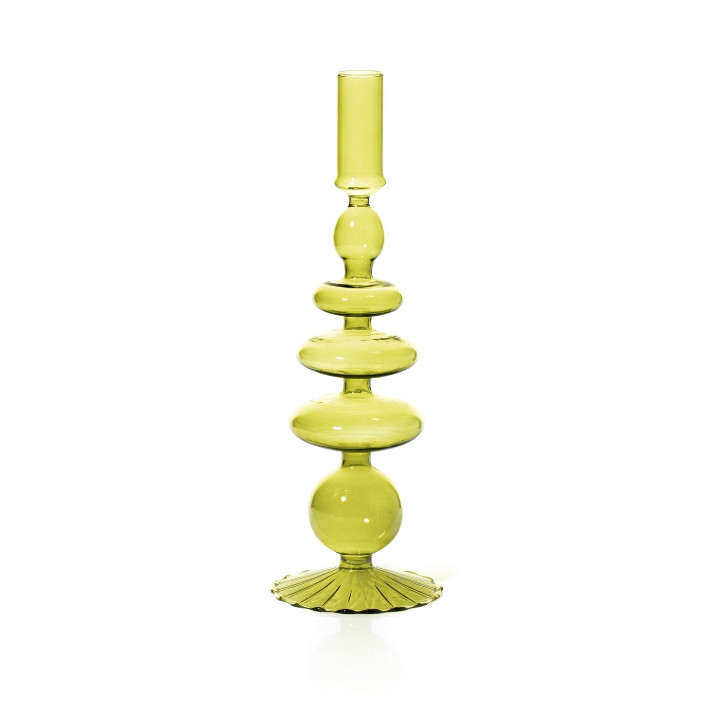 Taper Candle Holder | Pear Green