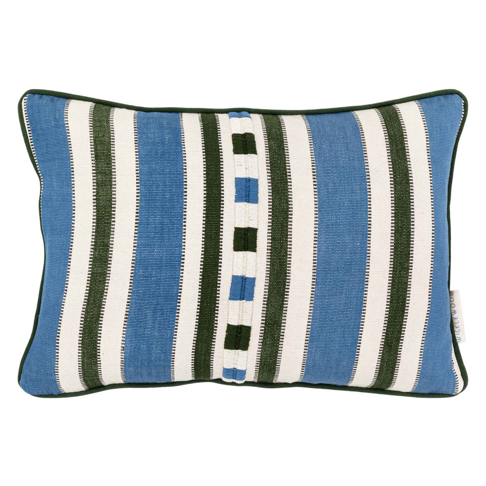 Raya Blue Green Oblong Cushion