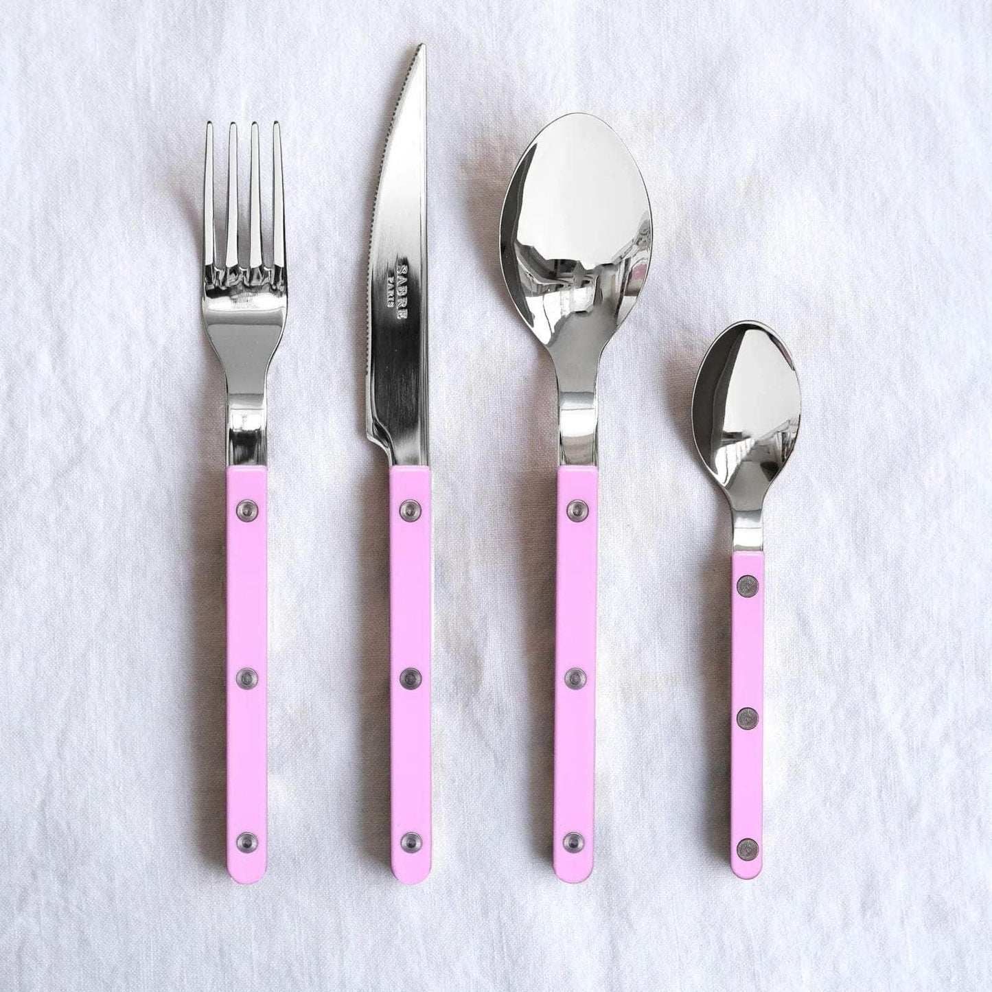 Bistrot 5 PC Cutlery Set, Rose Pink