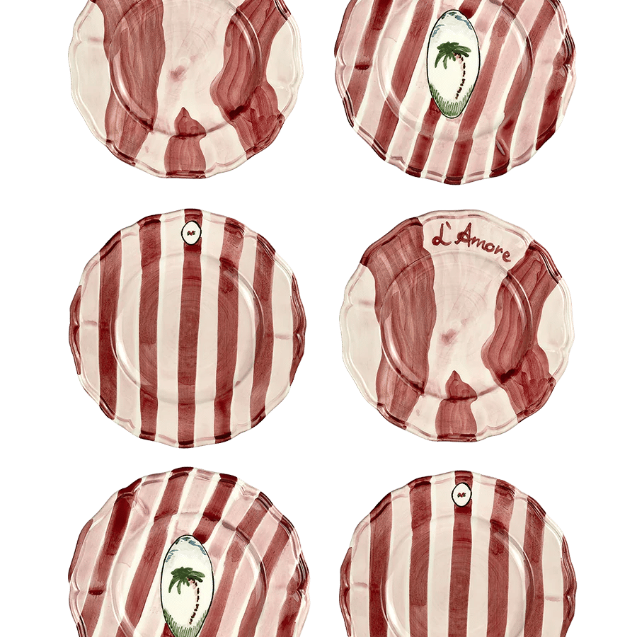 Spring- Set of 6 Plates