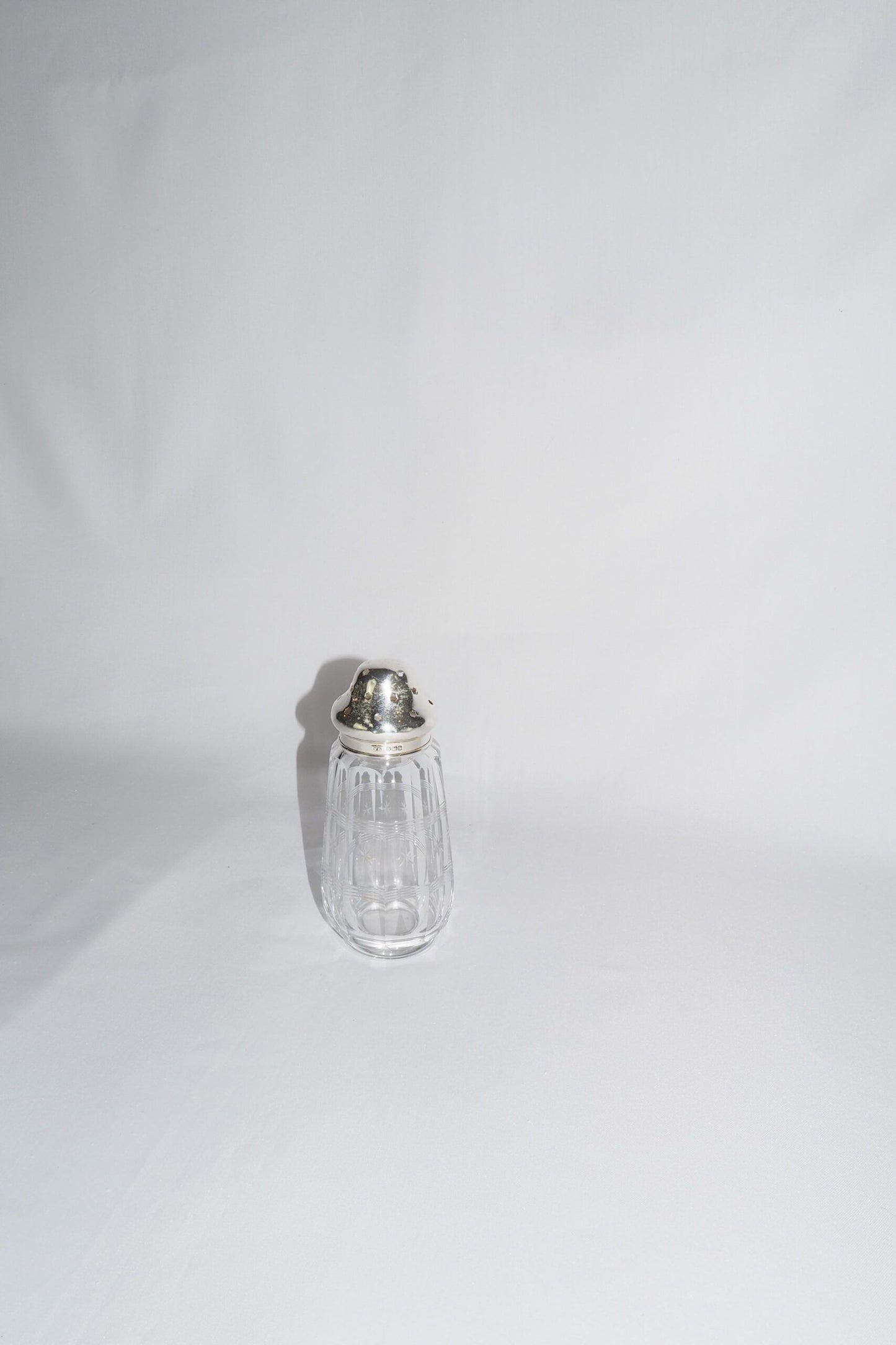 Silver and Glass Sugar Shaker