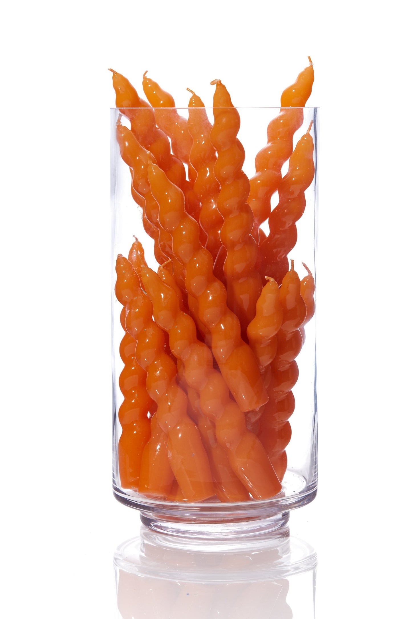 Spiral Taper Candle | Tangerine