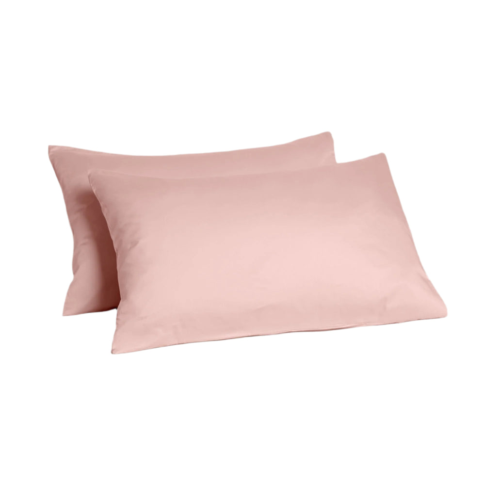 Sateen Organic Cotton Pillowcases - Midsummer Pink