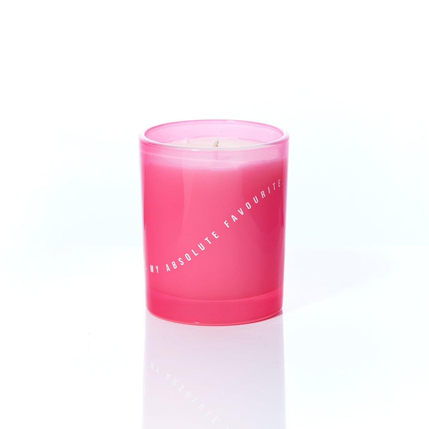 Vibe 'You Are My Absolute Favourite' | White Flowers & Green Stems Scented Candle