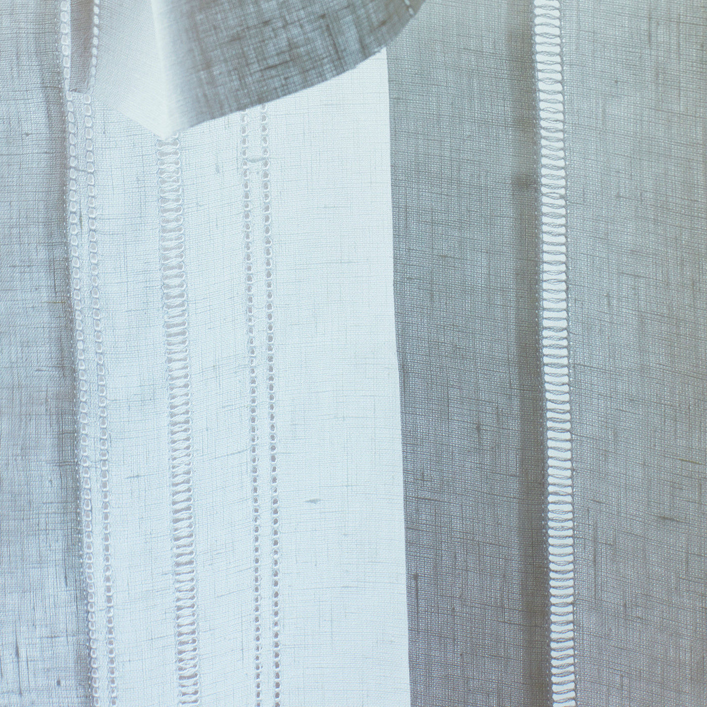 Drawn Thread Curtains - Hem & Ladder Stitch Edge