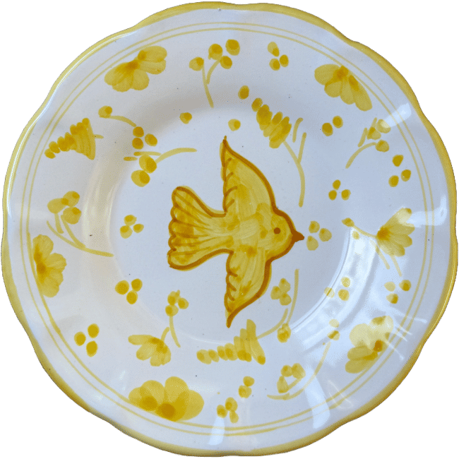 Colomba Yellow Plate 16cm