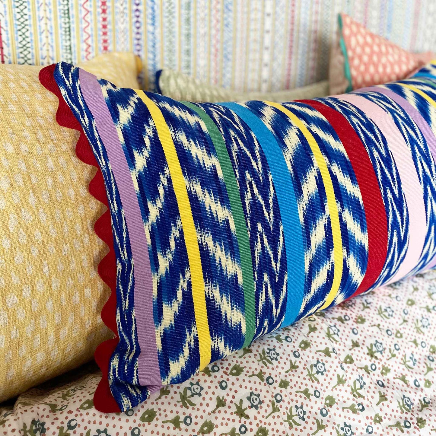Gloria Oversized Oblong Blue Multi