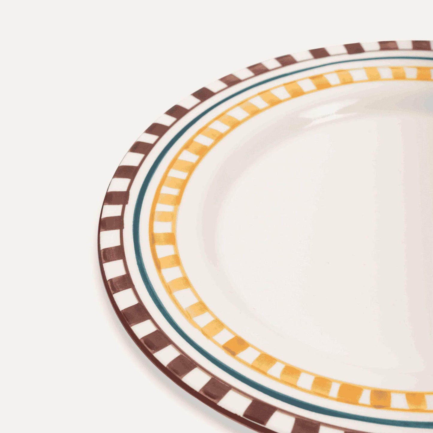 Charlotte Hand-Painted Dinner Plate - Set of 4
