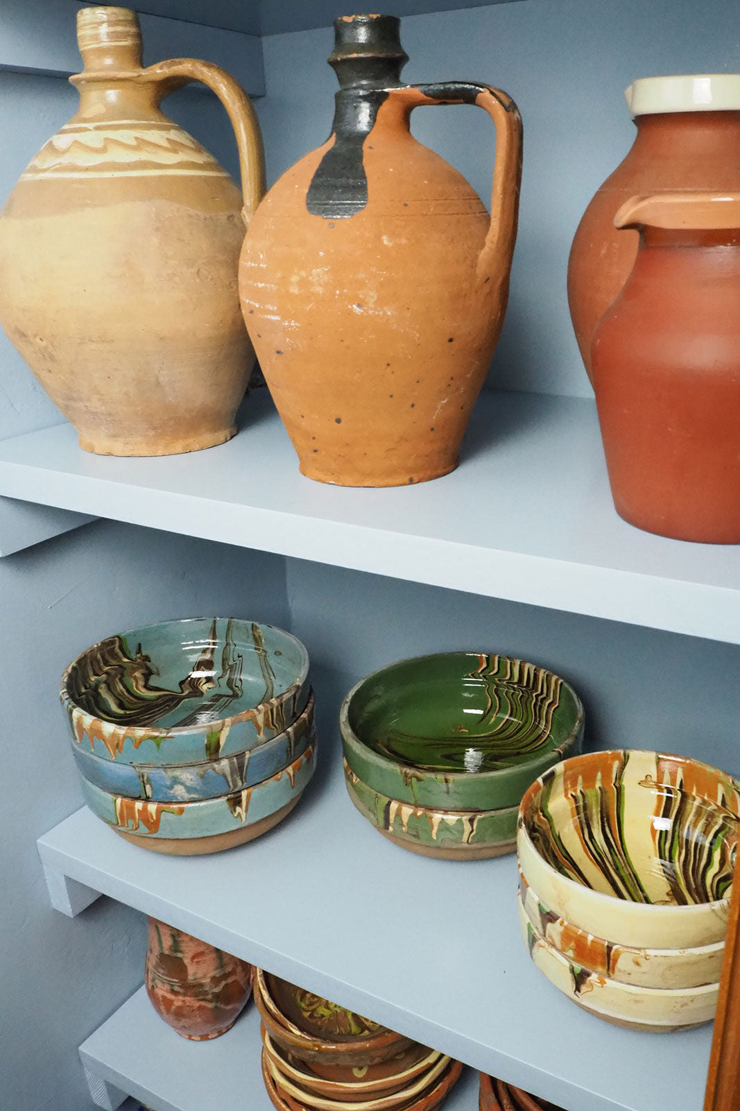 Off White Marbled Bowl