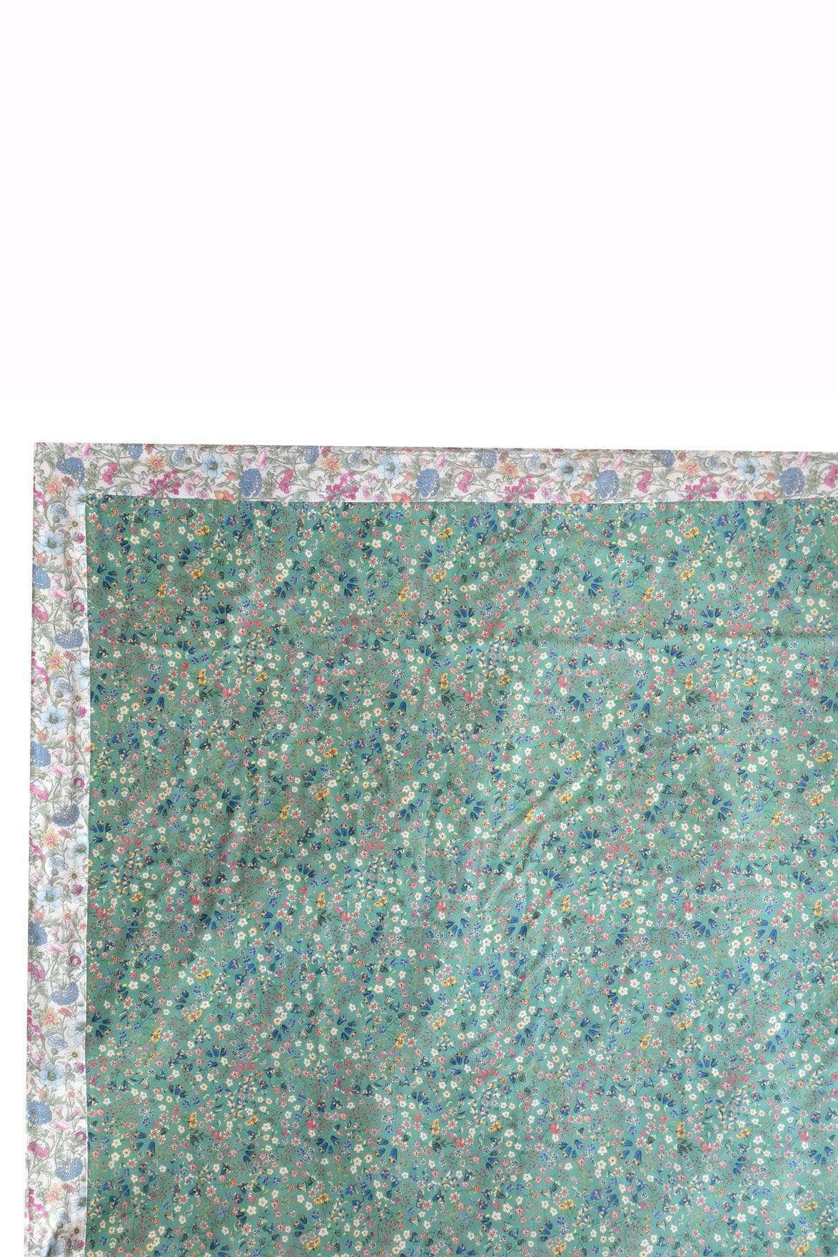 Picnic Blanket Made With Liberty Fabric Donna Leigh Green & Rachel