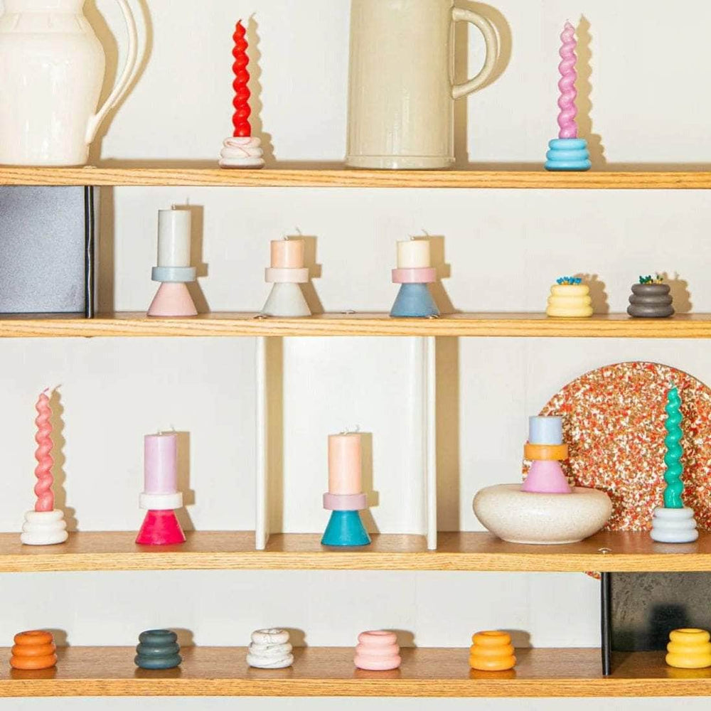 Stack Candle Mini - Ecru / Eggnog / Cloud