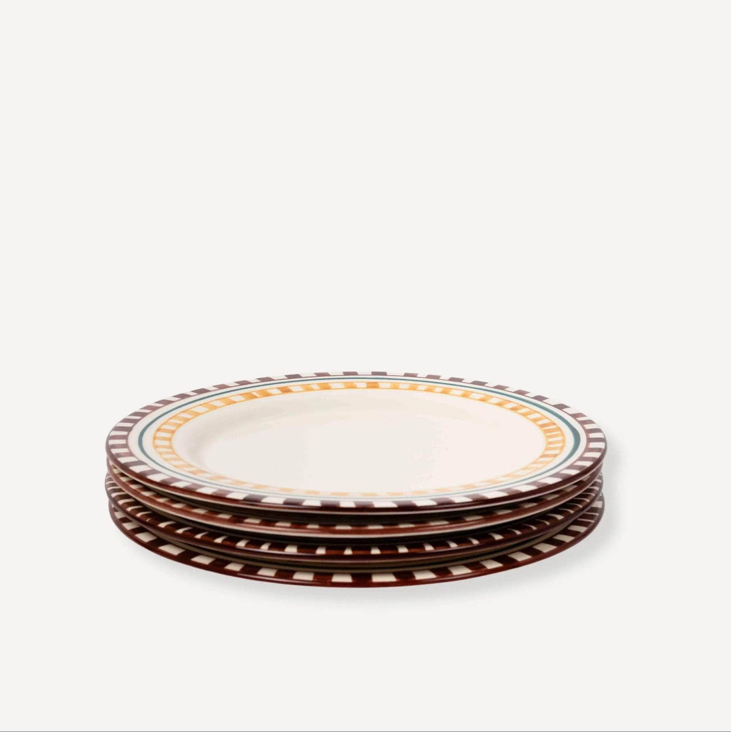 Charlotte Hand-Painted Dinner Plate - Set of 4