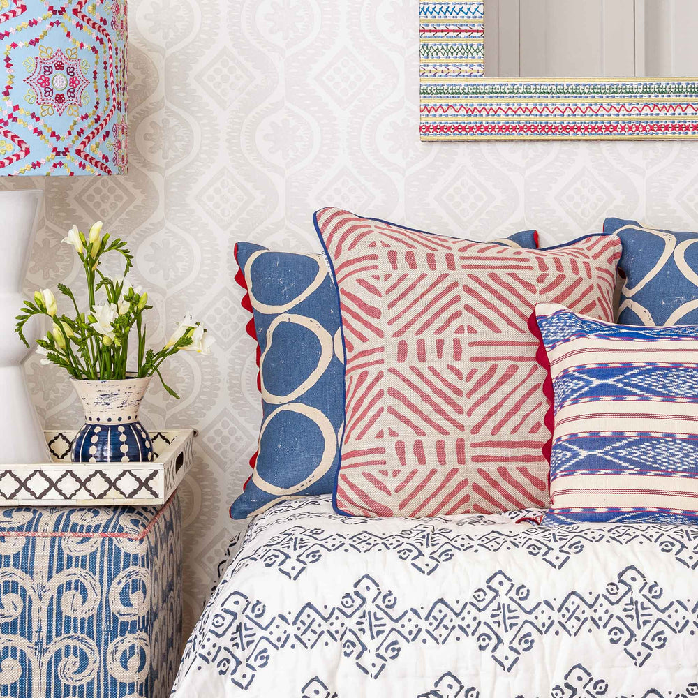 Linwood Ruby Square Cushion