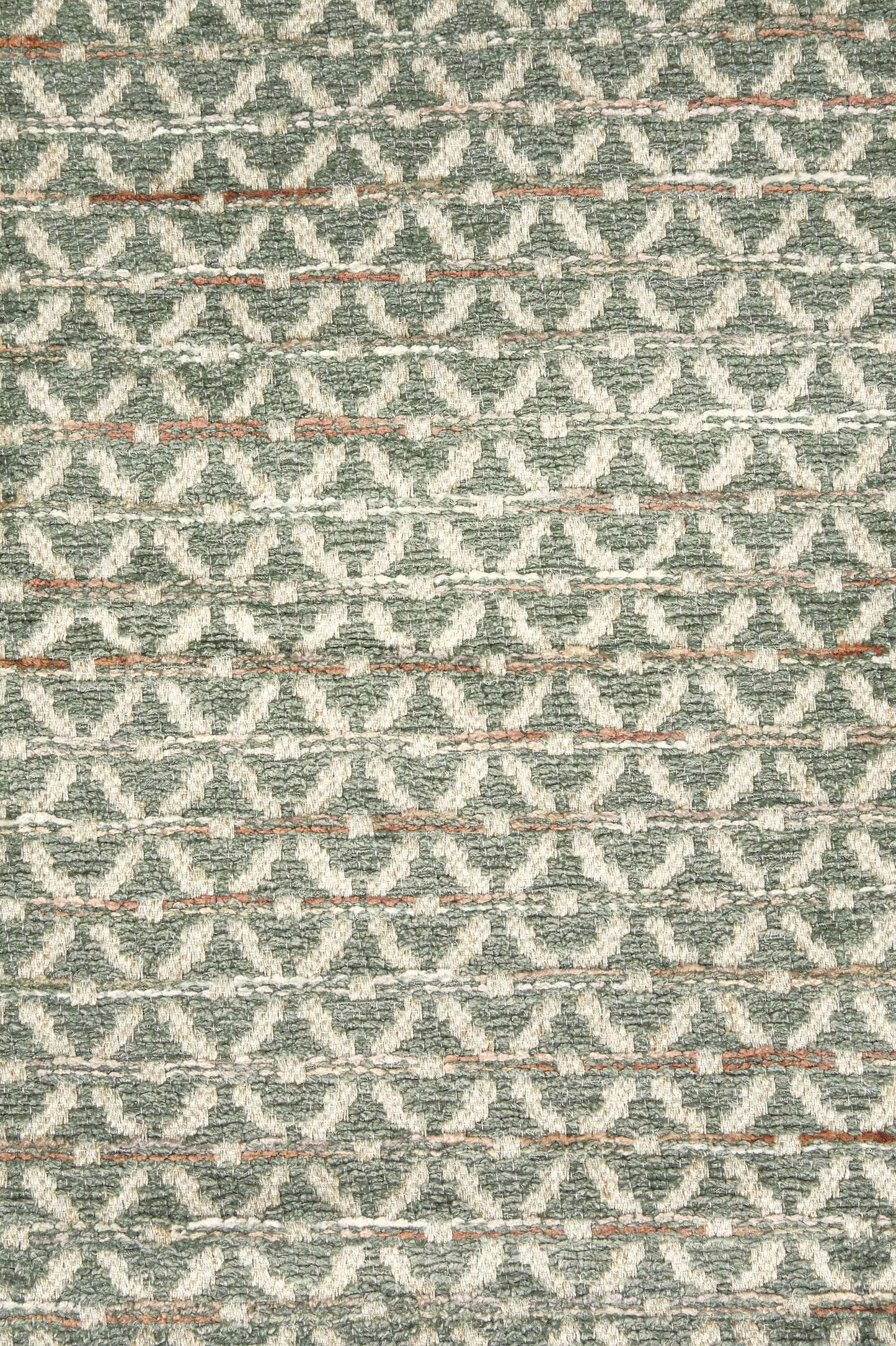 Jacquard Throw - Leaf Green