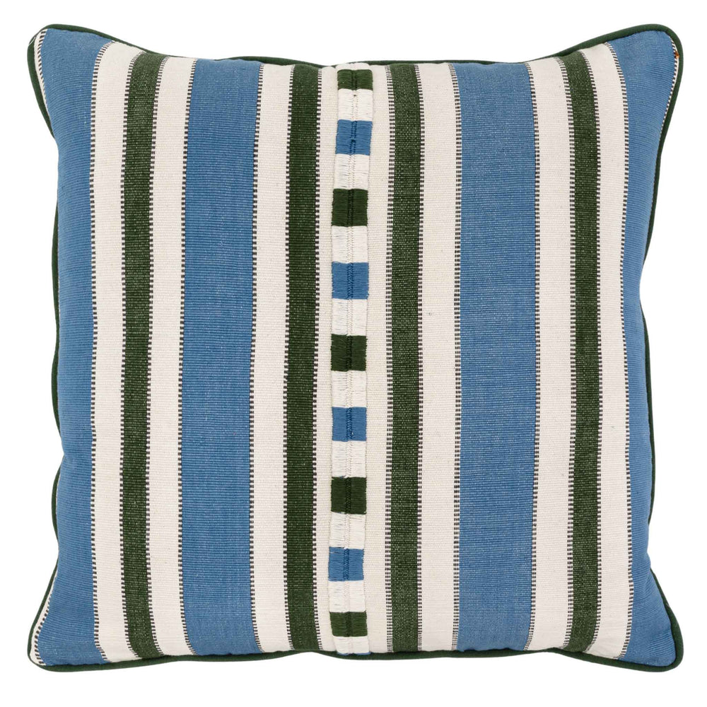 Raya Blue Green Square Cushion