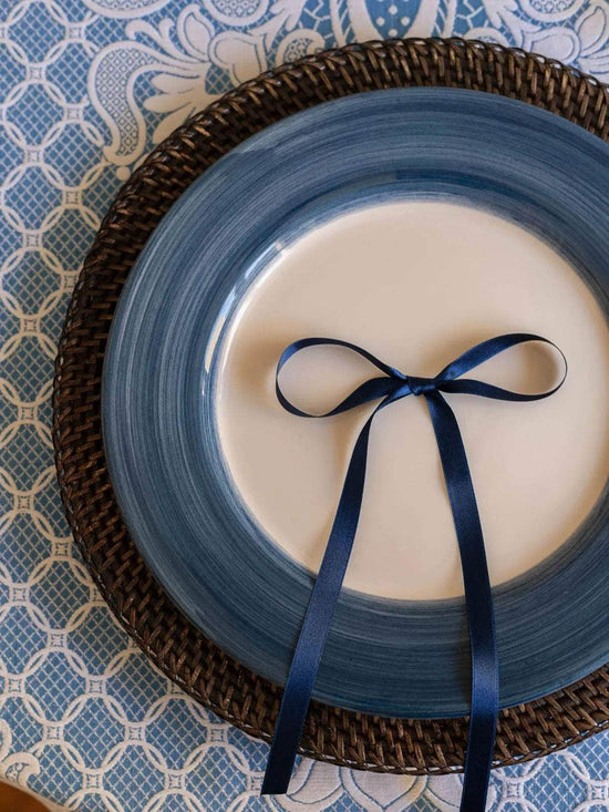 Classic Blue Hand-Painted Dinner Plate