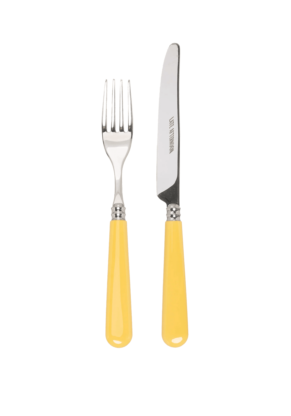 Butter Yellow Knife and Fork Set