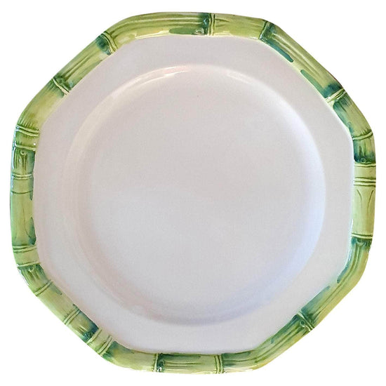 Ceramic Plates Bamboo Collection Small Green Plate