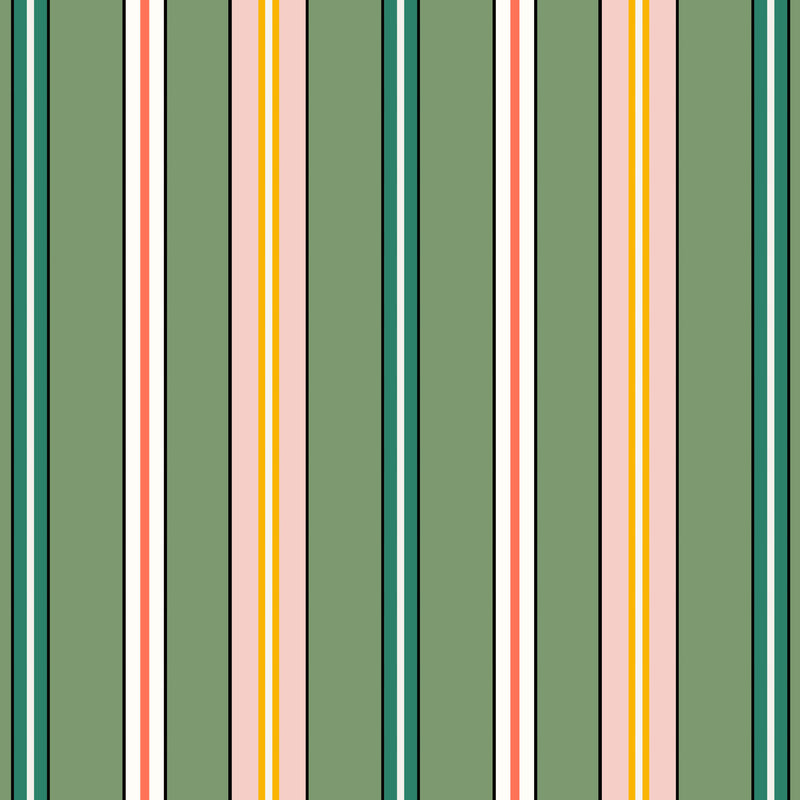 Sporty Stripes - Green