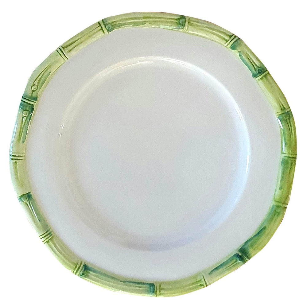 Ceramic Plates Bamboo Collection Green Dining Plate