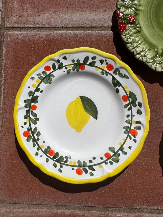 Large Lemon Dining Plate