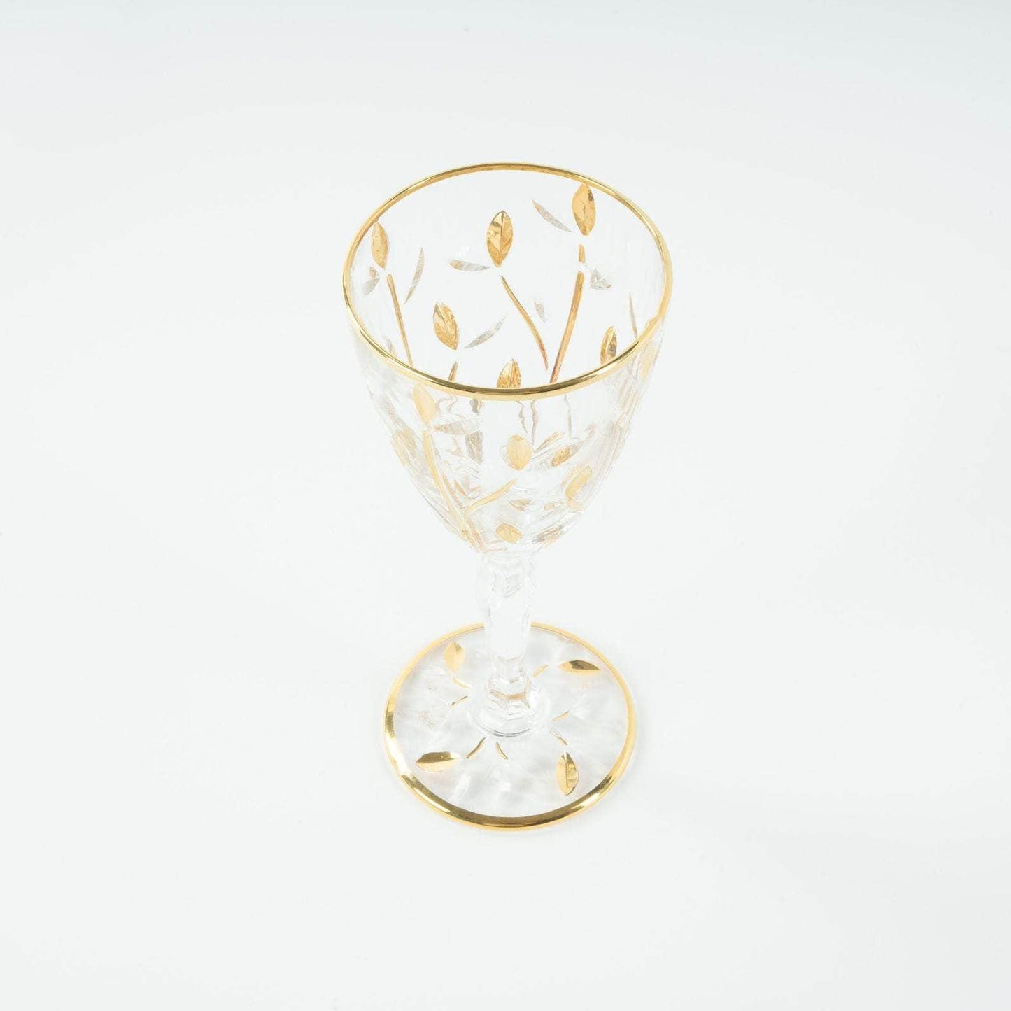 Crystal Gold Glasses - Set of 2