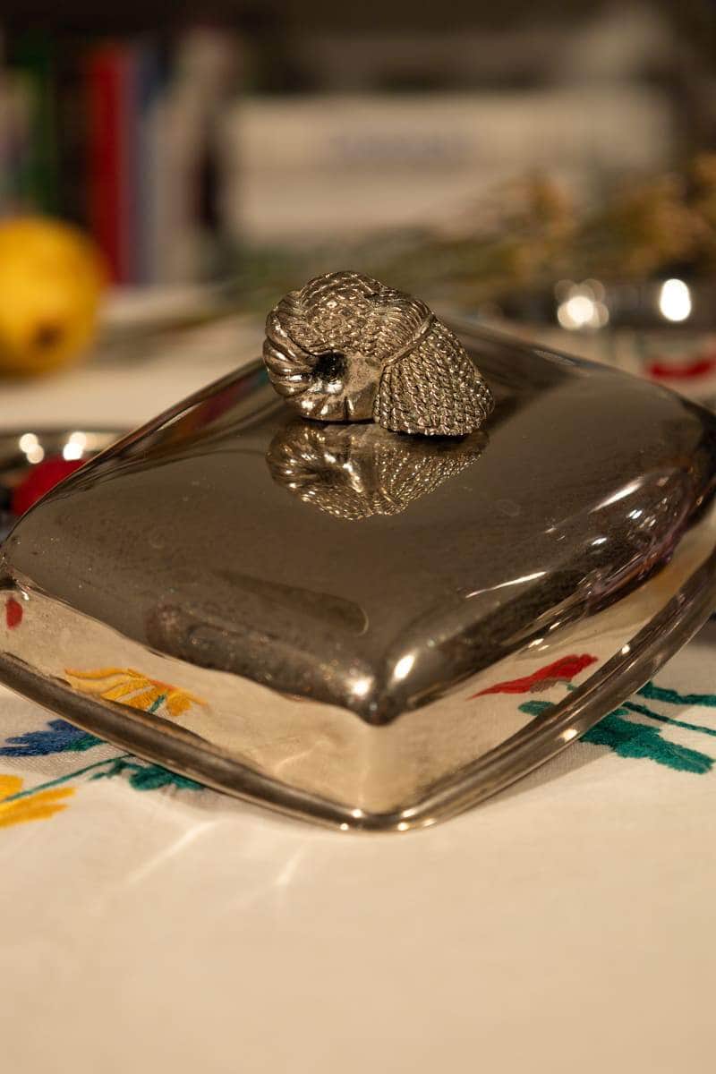 Vintage Silver Tassel Dish
