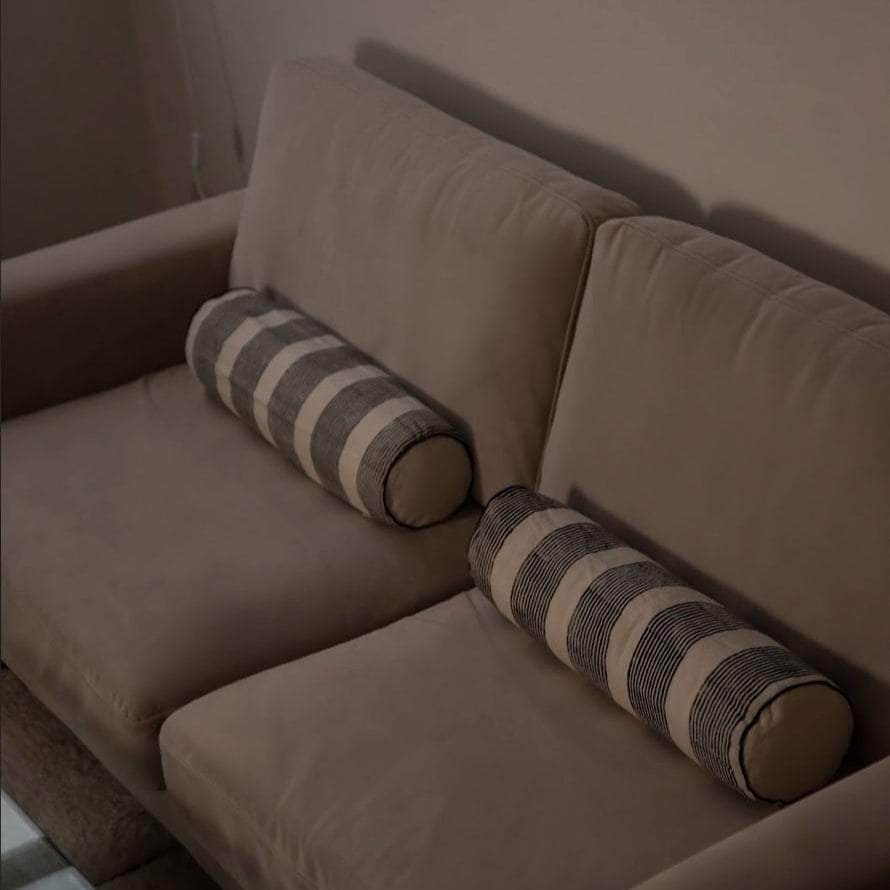 Casablanca Black & White Bolster Cushion