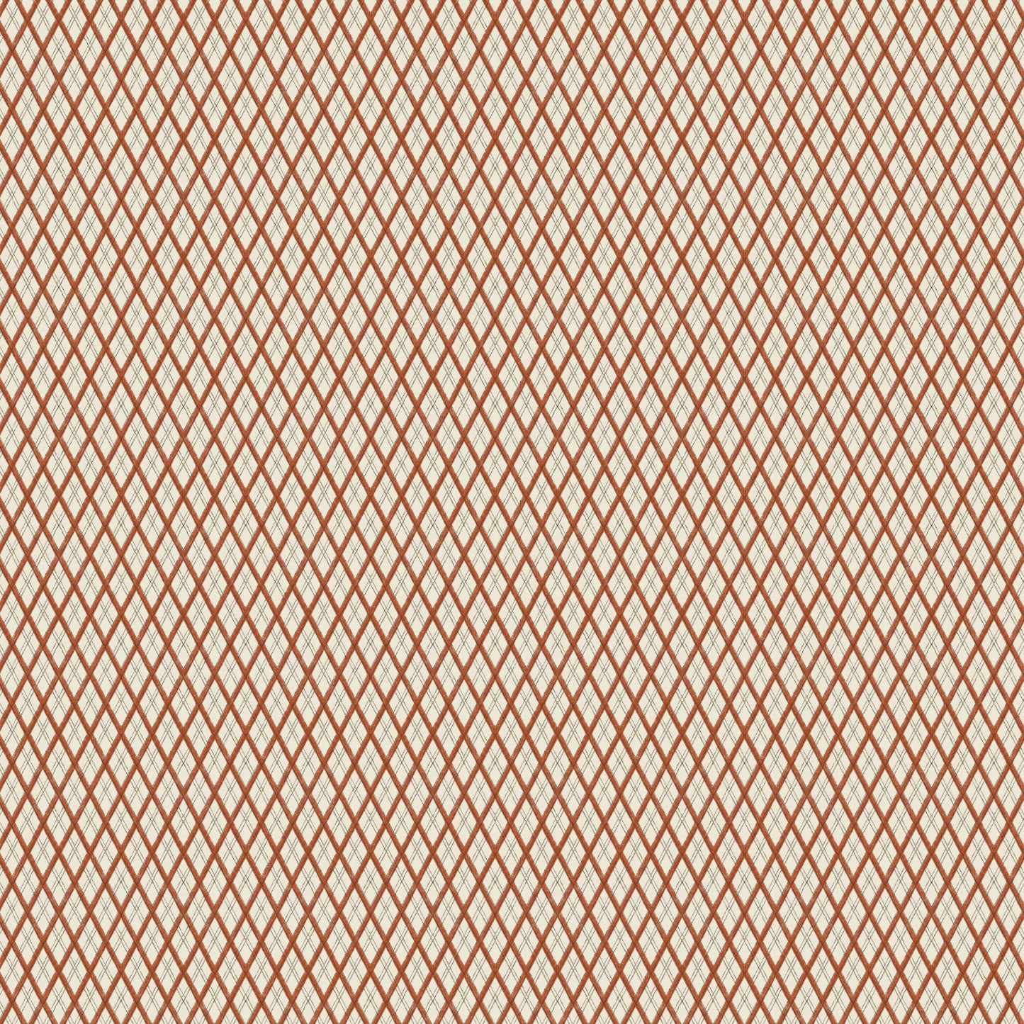 Little Lattice Wallpaper - Burnt Orange