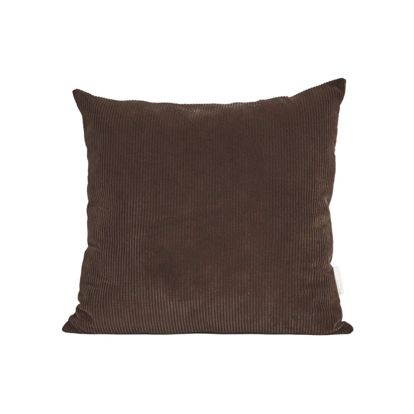 Le Carré - Corduroy Checkered Cushion Chalk/Espresso