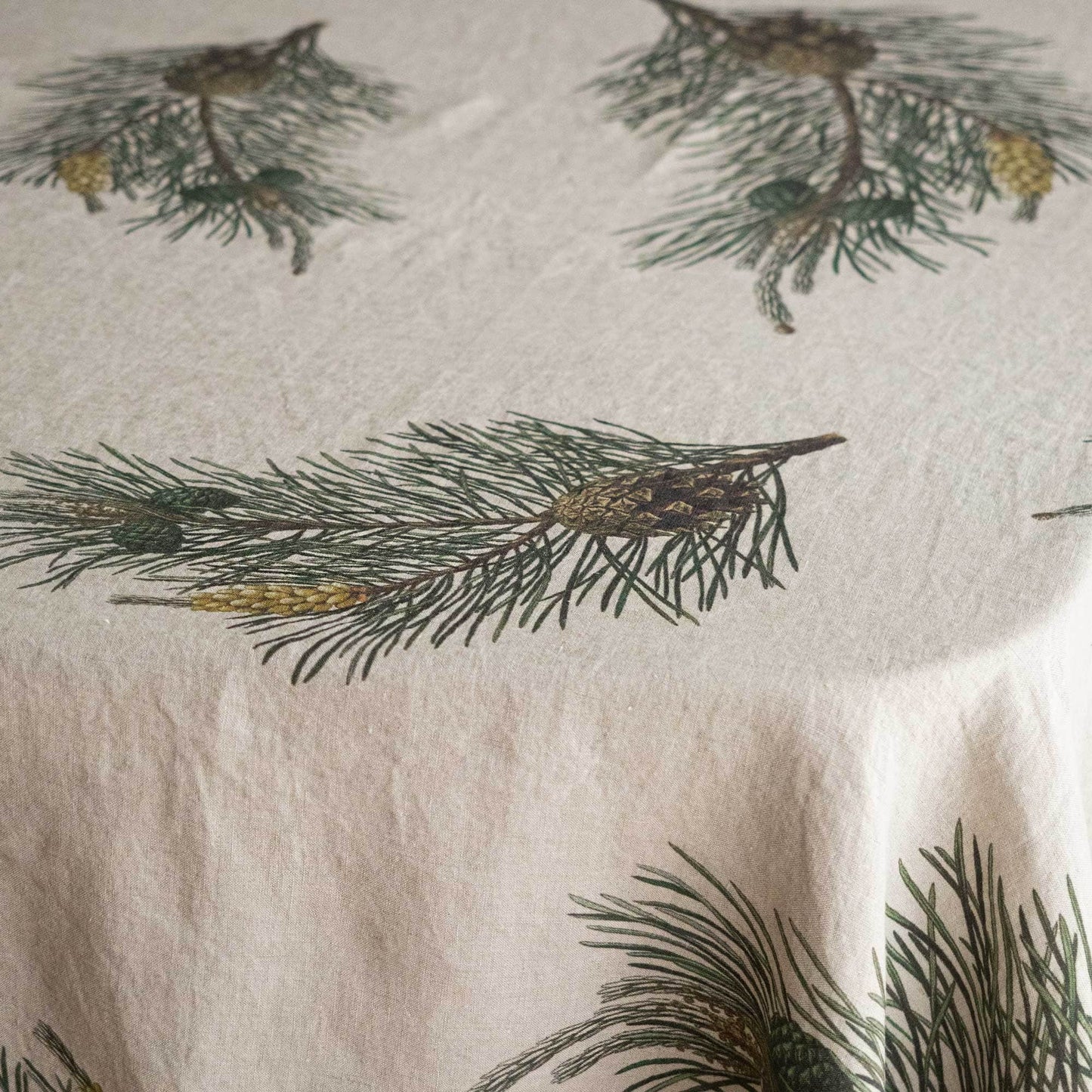Linen tablecloth PINE
