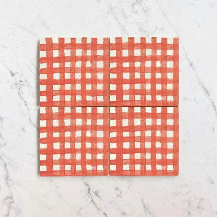 Gingham Tile x Maison Flaneur
