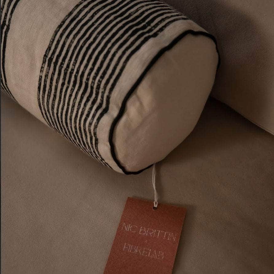 Casablanca Black & White Bolster Cushion