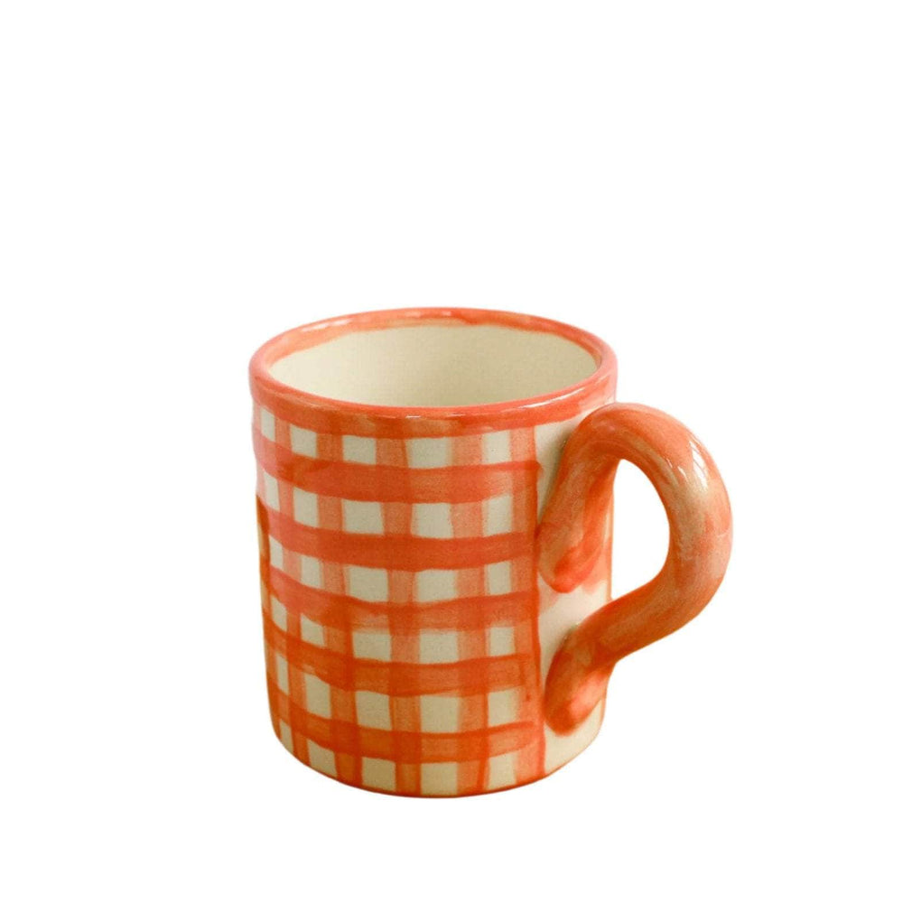 Gingham Mug x Maison Flaneur