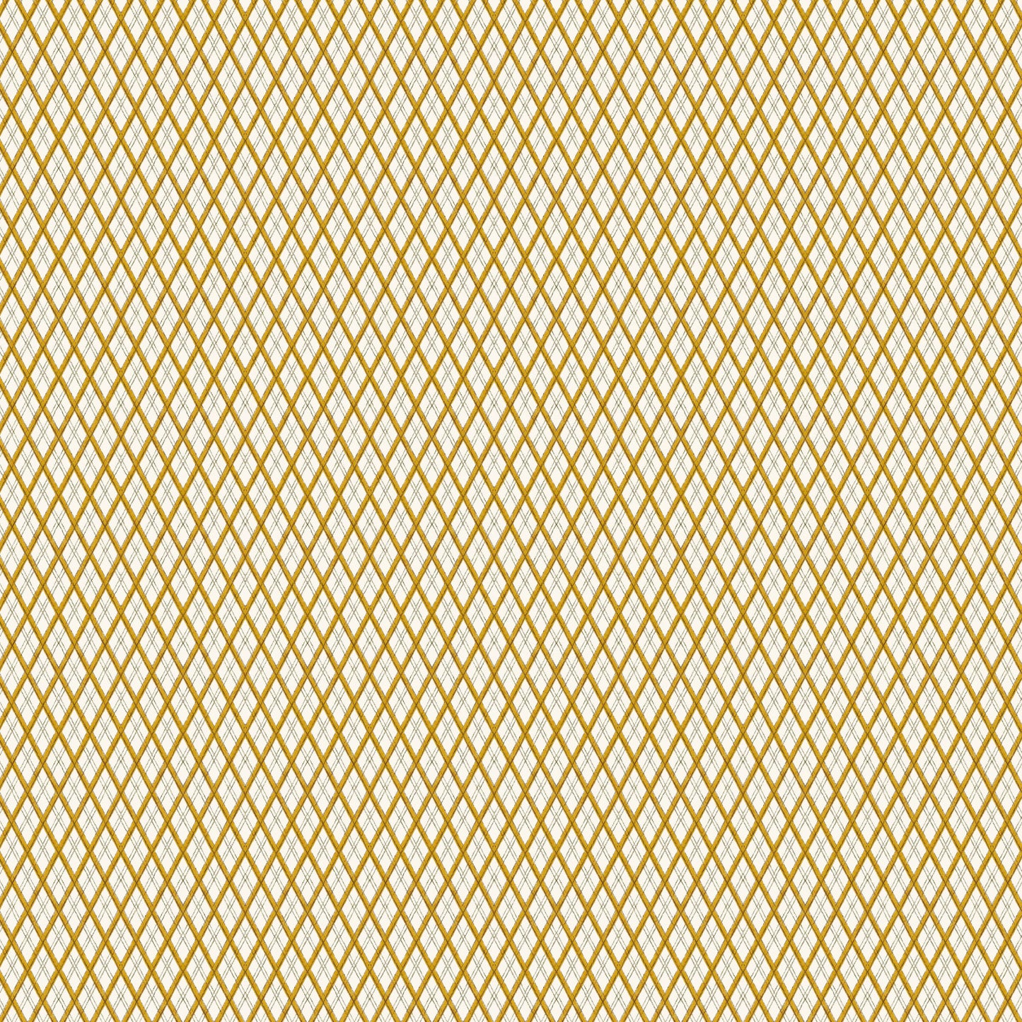 Little Lattice Wallpaper - Mustard