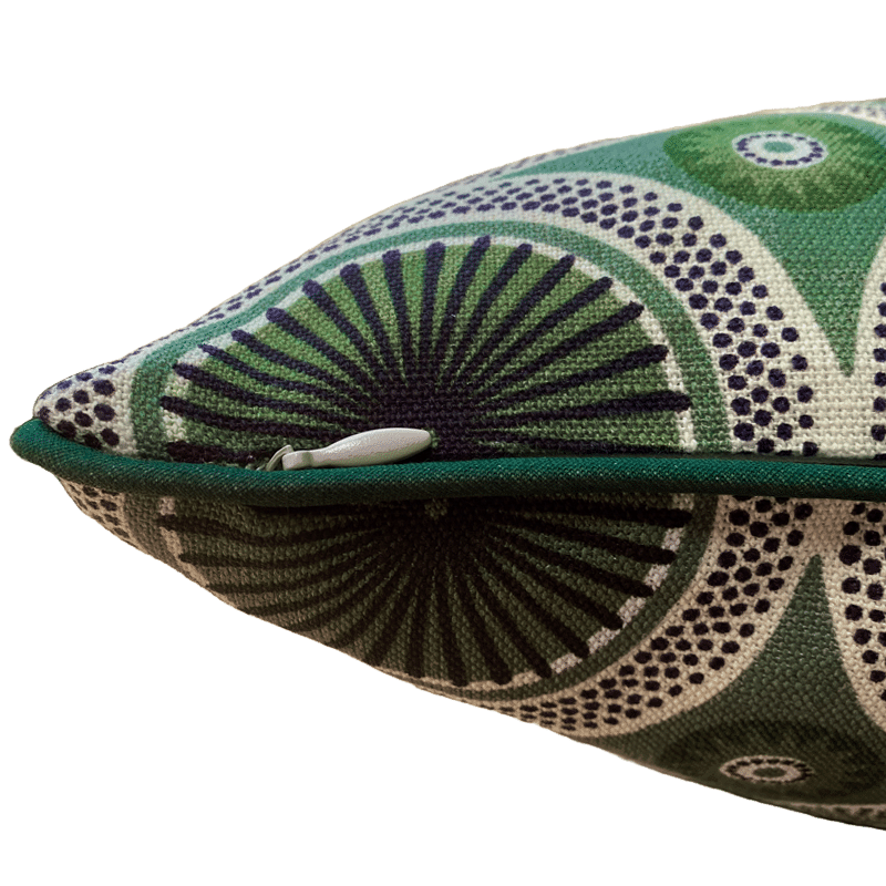 Parasol Cushion Cover with Piping - Sage Green