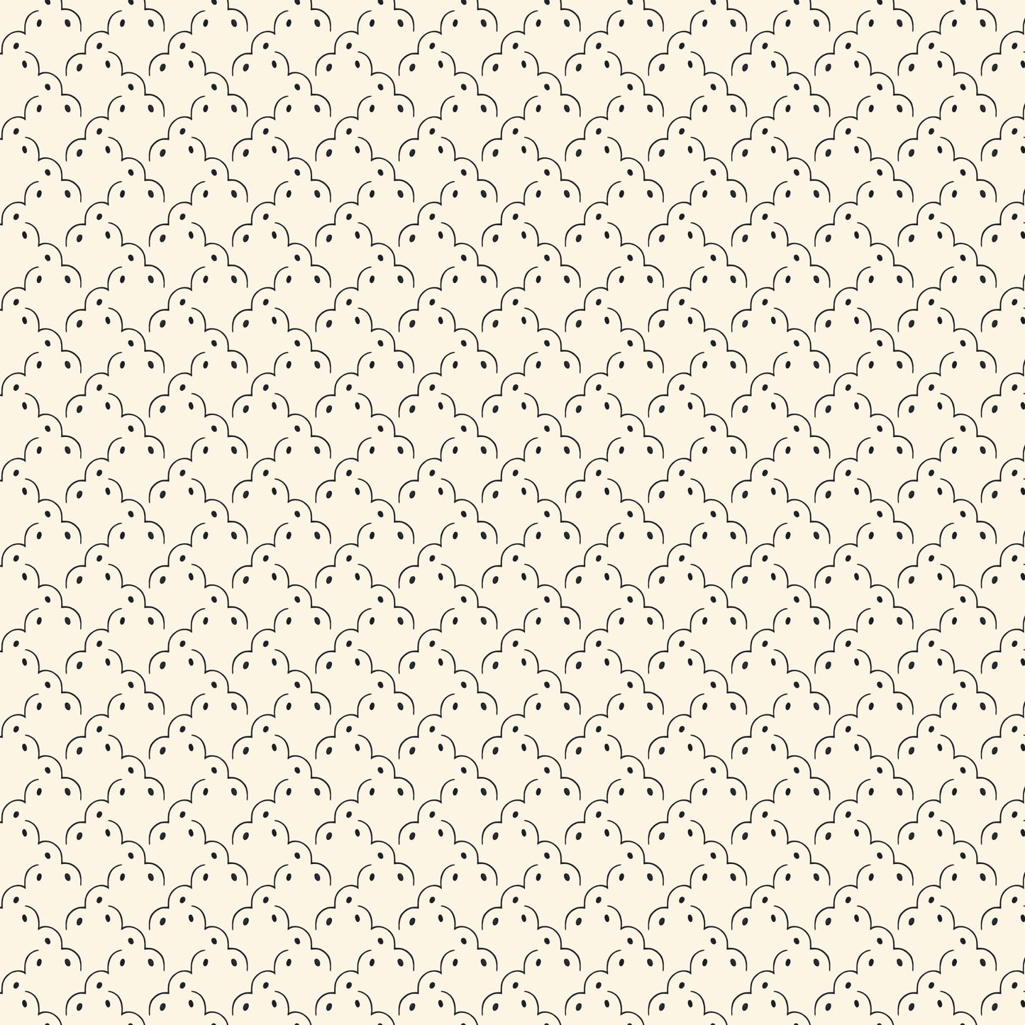 Frogspawn Wallpaper - Black