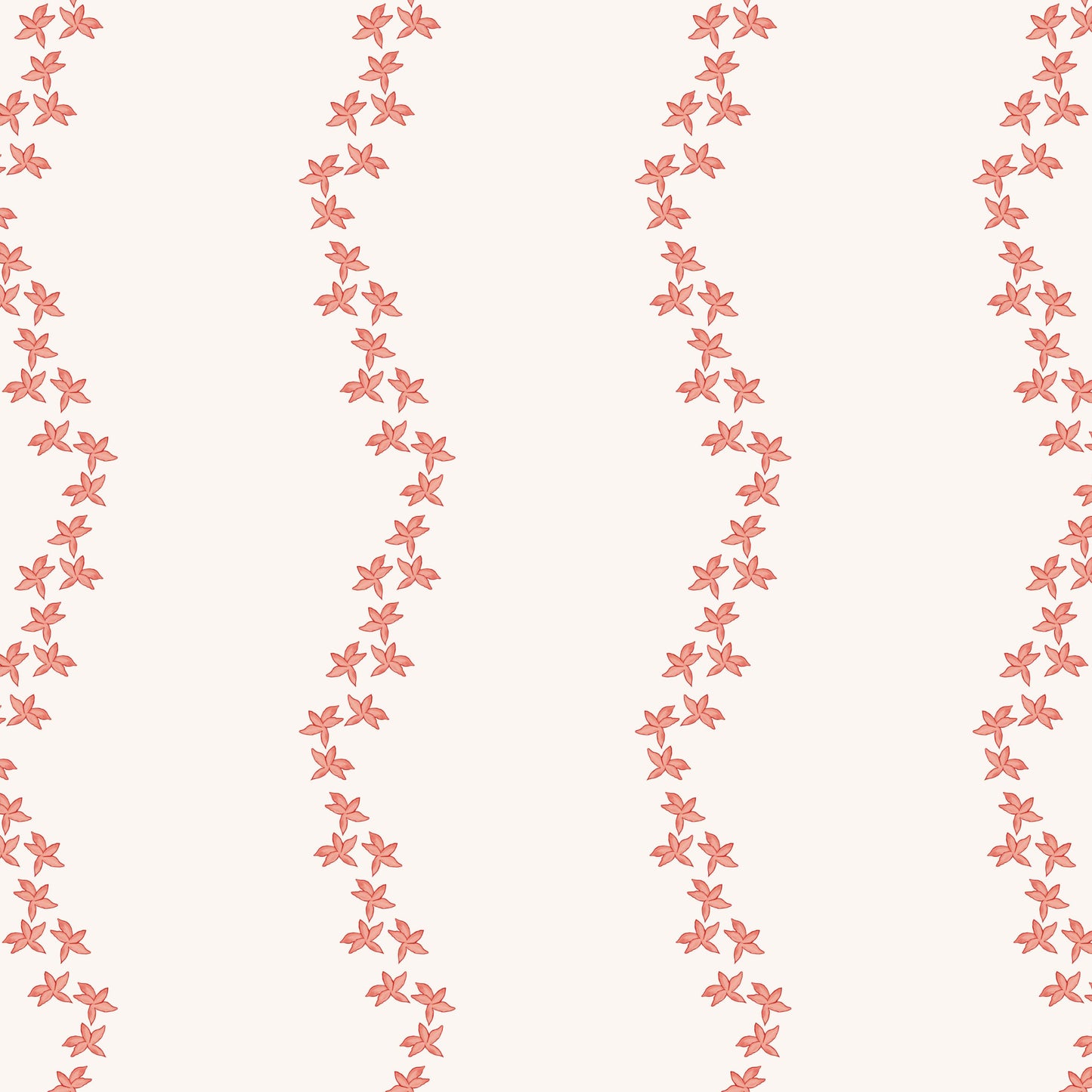 Guirlande Wallpaper - Coral
